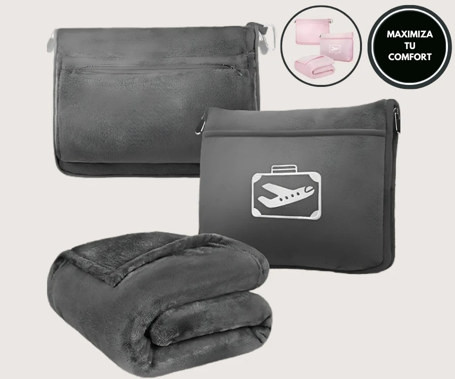 Manta y bolsa de confort