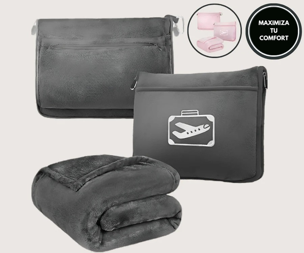 Manta y bolsa de confort